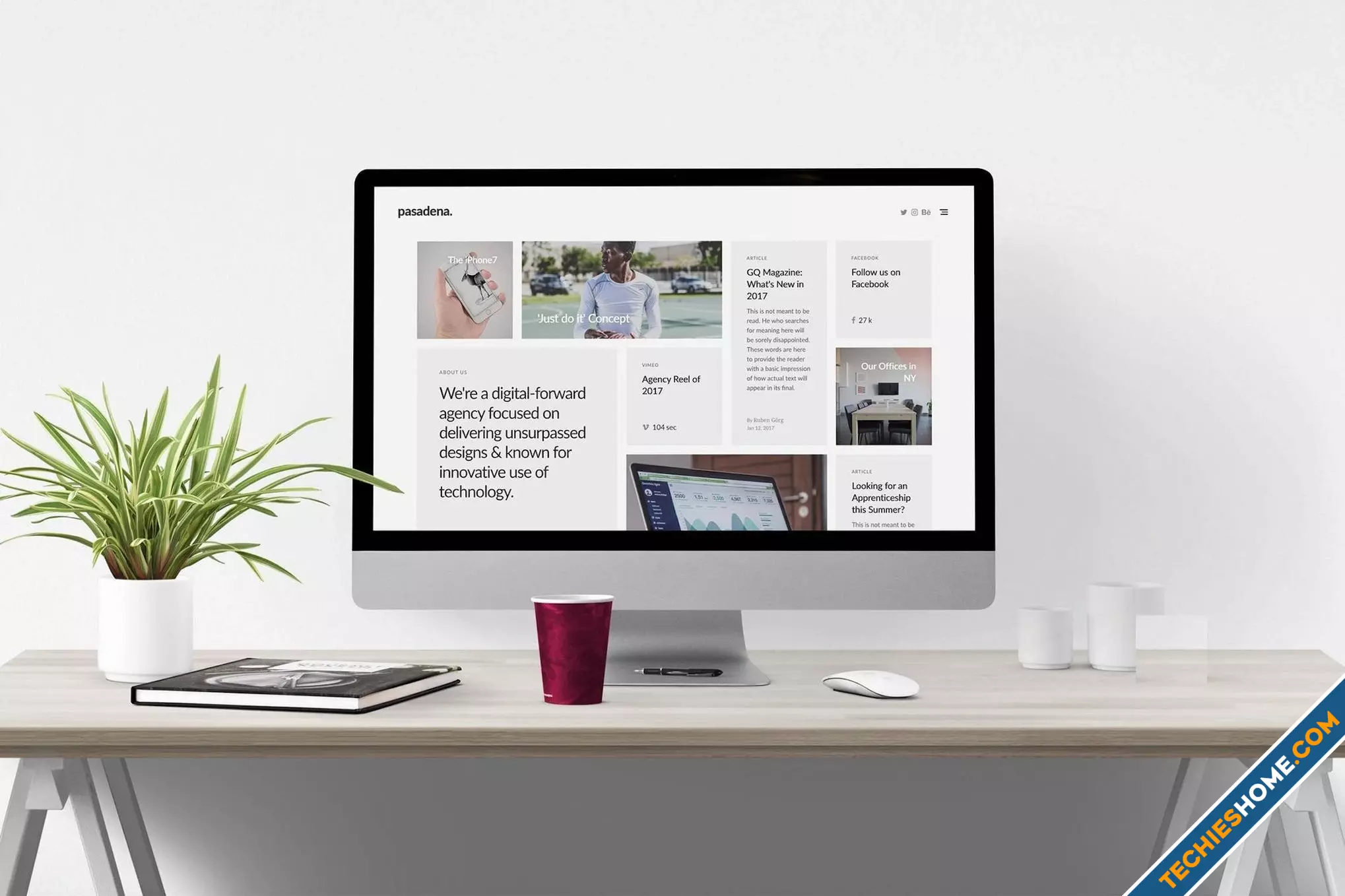 Download Pasadena - Sophisticated Branding Agency Drupal Theme