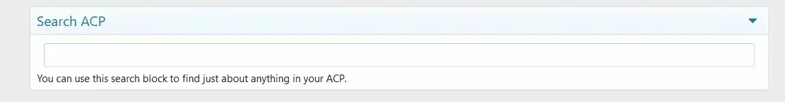 OzzModz Admin Search Block On ACP Index-1.webp