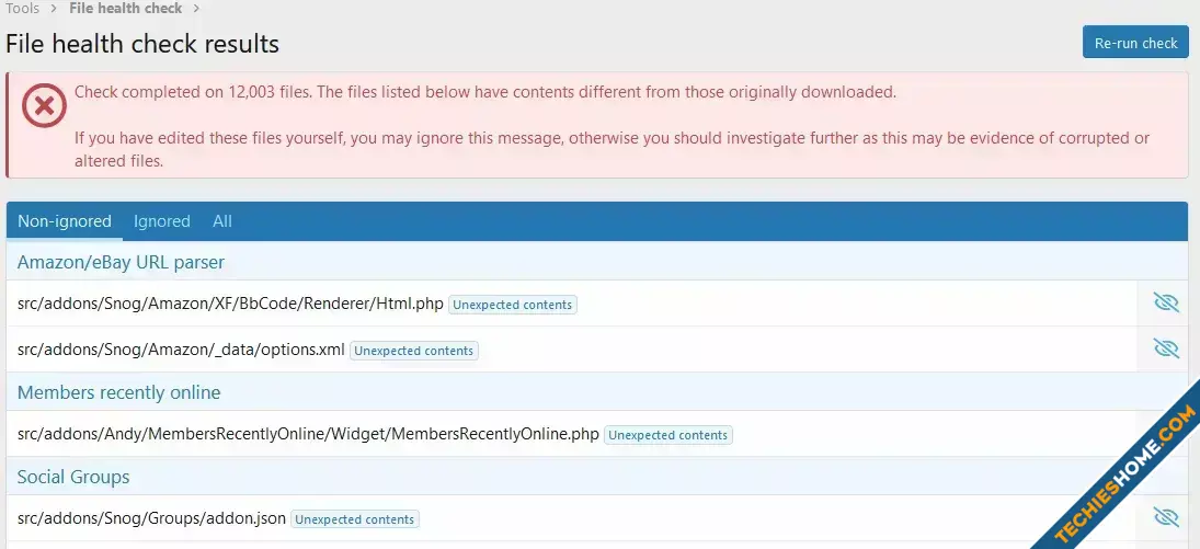 OzzModz Ignore Files From Health Check-2.webp