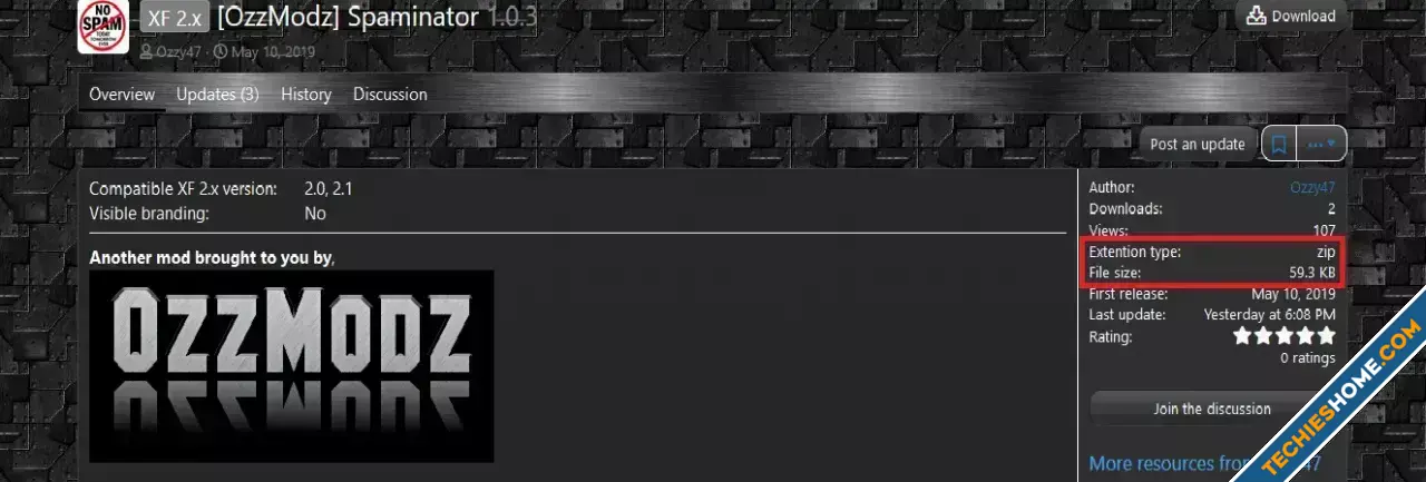 OzzModz XFRM File Extension And Size Display-1.webp