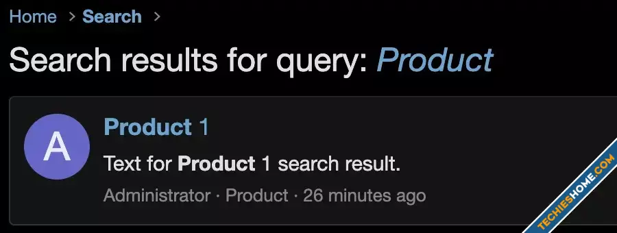 VBResults - Searchable Custom Page