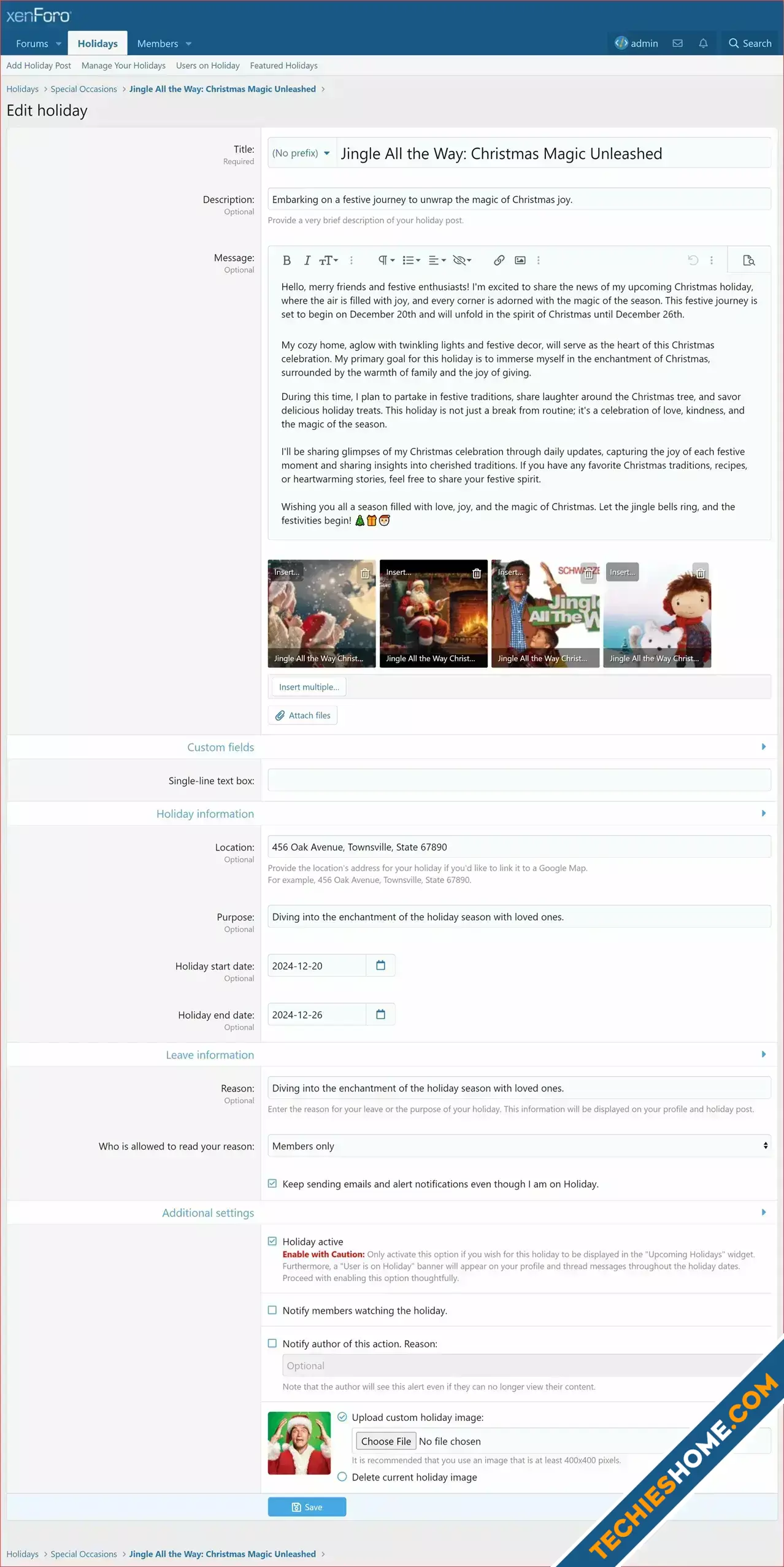 XenCustomize Holidays Manager-4.png
