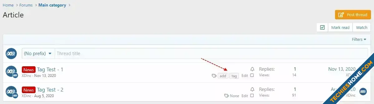 XTR - Show Tags on Thread List-2.webp