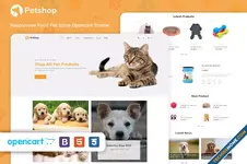 PetShop - Responsive Food Pet Store OpenCart Theme