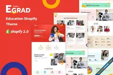  Egrad - Education Online Course Shopify Theme