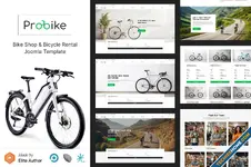 ProBike - Bike Shop, Bike Rental Joomla Template ProBike - Bike Shop, Bike Rental Joomla Template