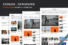 Express - Newspaper & News Joomla Template
