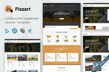 Plazart - Construction Equipment Joomla Template