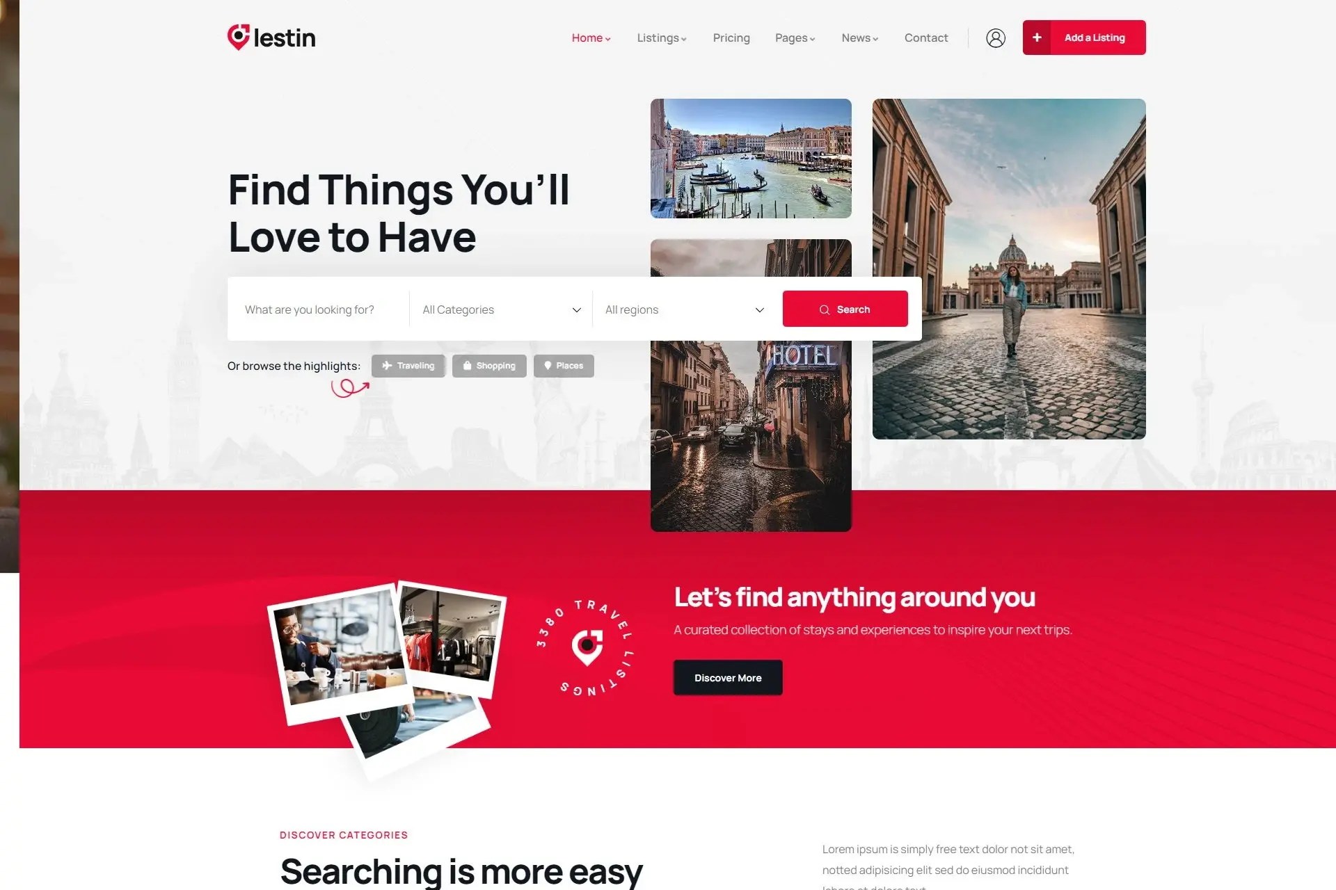 Lestin - Directory & Listing Drupal Theme