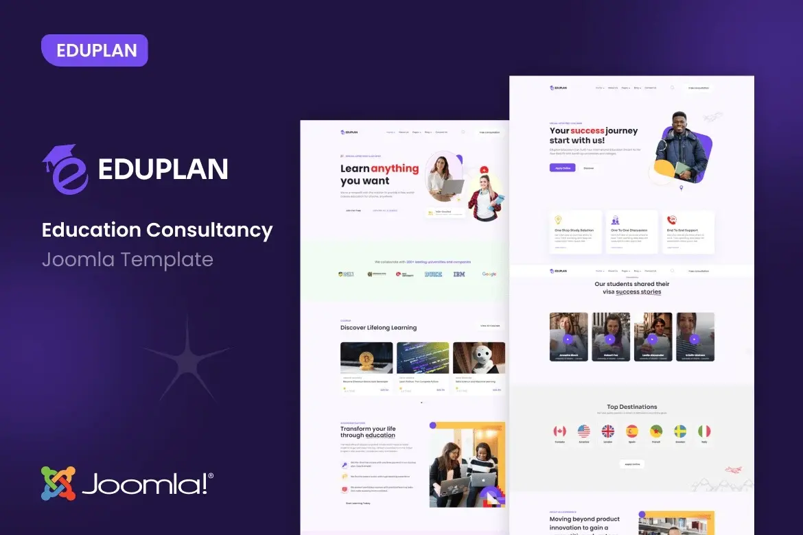 Eduplan - Education Consultancy Joomla Template